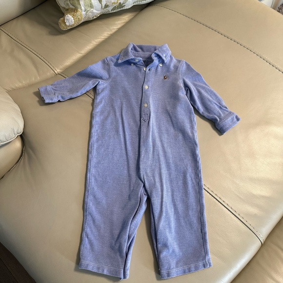 Big Pony Cotton Mesh Polo Coverall - Picture 2 of 8